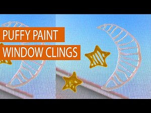 Puffy Paint Window Clings HALLOWEEN Craft Lightning