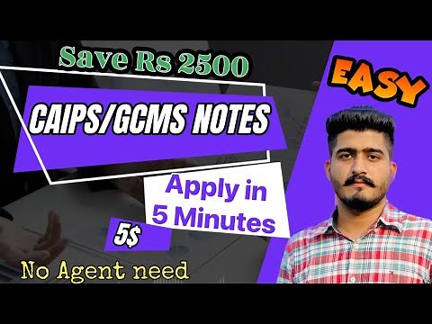 How To Apply Caips Notes for Canada | GCMS Notes