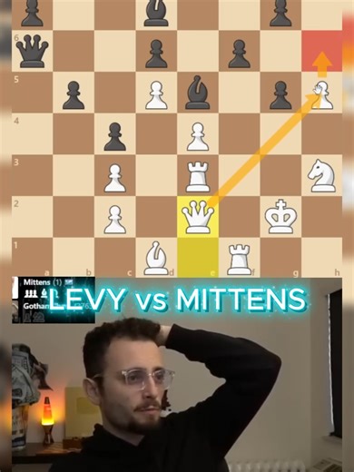 Levy got frustrated against Mittens 🤣 Wait for it Credit: @levyrozman #chess #gothamchess