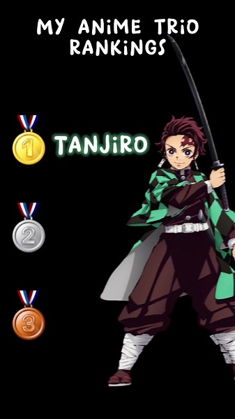Top 10 Anime Trios Ranking