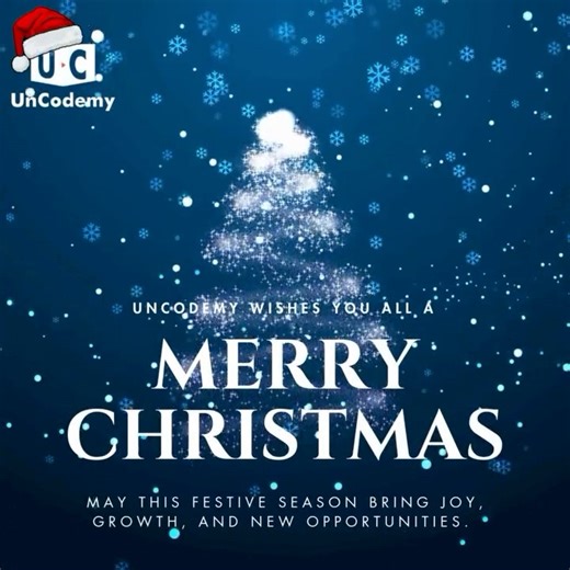 ✨ Merry Christmas from uncodemy! ✨ This Christmas, we celebrate...