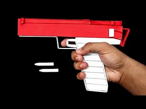 How to Make a Paper Gun That Shoots Paper Bullets | Paper Gun Making