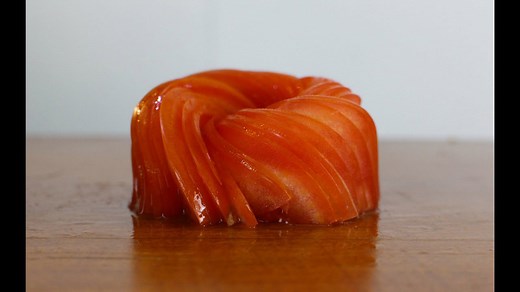 Food Art: Tomato Garnish Like a Sushi Chef