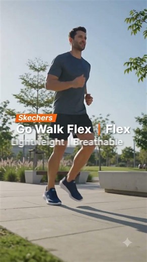 Skechers Mens Go Walk Flex Slip-Ins Sneakers