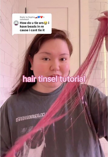 Hair Tinsel Tutorial: How to Secure Tinsel Effectively