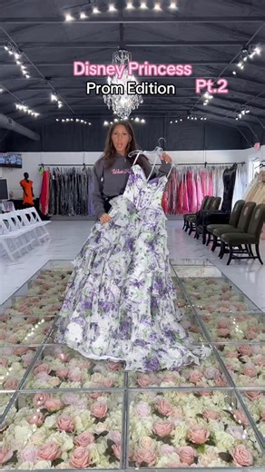 What Disney Princess is your favorite?✨💗🌸 #disneyprincess #prom #sherrihill #dress #vipergirl #homecoming #pageantdress #rapunzel #prom2026 | Viper Apparel The Largest Prom & Pageant Custom Store In Michigan