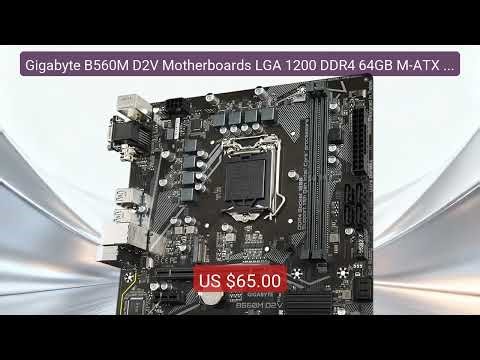 Gigabyte B560M D2V Motherboards LGA 1200 DDR4 64GB M-ATX Fo... — Top Pick 2026 | Unbeatable Price!