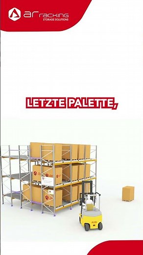 Einschubregale (Push-Back LIFO) | Wie funktionieren sie? #Lagerhaltung #logistik