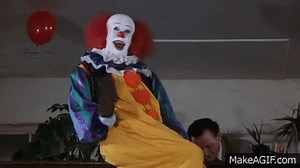 Pennywise in the Library on Make a GIF