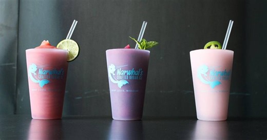 Frozen cocktail concept Narwhal's Crafted eyes Valley for expansion