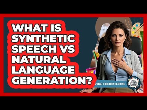 What Is Synthetic Speech Vs Natural Language Generation? - Special Education Learning
