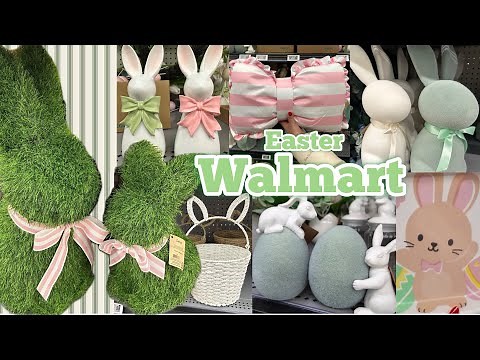 Walmart Easter 2026 Shop With Me | NEW Easter Decor, Bunnies & Baking Finds 🐰🌷