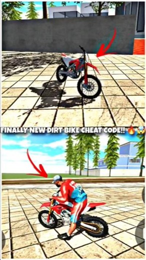 Dirt bike secret cheat code!! 🔥🤯