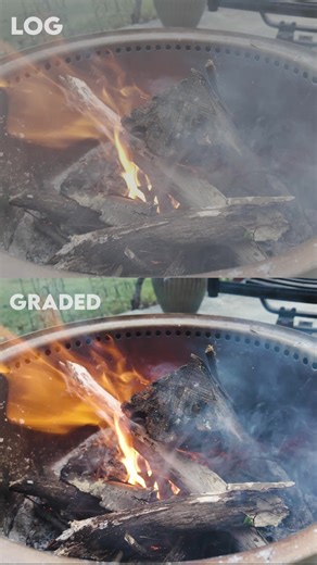 Raw LOG vs graded #colorgrading #videography #logfootage #filmmaking