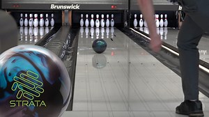 Matt Sanders shows off the original Strata vs. the Strata Hybrid. Full video with Tech Talk coming soon! #TrackBowling #StrataHybrid 06.03.2021 | Track