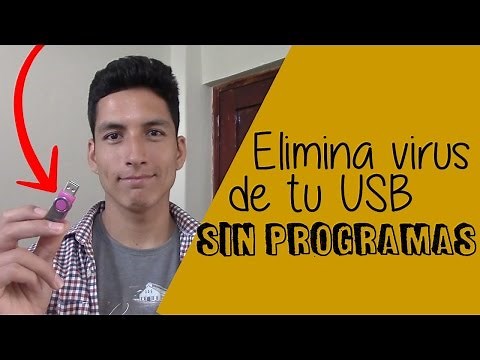 eliminar virus de mi usb sin programas y recuperar archivos ocultos