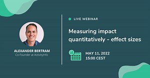 Measuring impact quantitatively - effect sizes