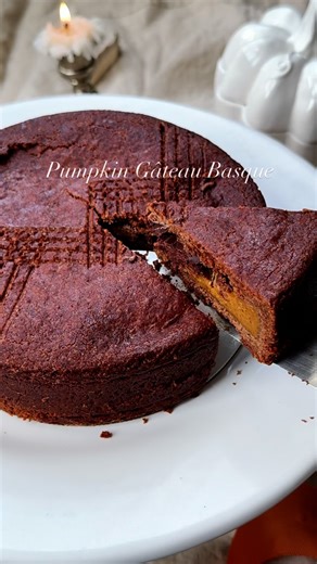 Dandelion Chocolate on Instagram: "Our Pumpkin Gâteau Basque is a treat baked exclusively for the season ✨ The pastry team fills our crumbly, single-origin chocolate crust with warm, spice-forward flavors, and a silky pumpkin-chocolate pastry cream. With 4-6 servings, this dessert is destined to be the centerpiece at your annual Fall dinner, or your end-of-the-night snack for the week paired with a chai hot chocolate. Visit our website to place your order for pickup at our 16th Street café locat