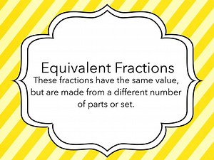 Equivalent Fractions
