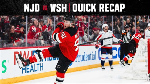 QUICK RECAP: Devils 7, Capitals 3