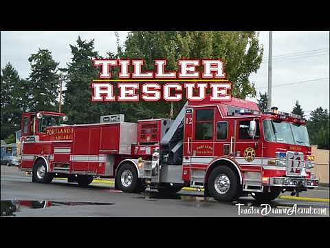 Tiller Truck Built For Specialty Rescue