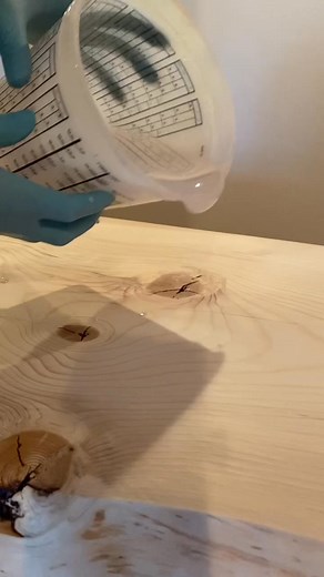 Bar top Epoxy flood coat . . . . . . . . . . #wood #working #woodworking #woodbedtime #workout #virals #woodwork #workingtime #art #hardwork #100k #facebook #reels #viral | GG woodworks