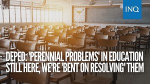 The Department of Education is recognizing that "perennial problems" in the country's education system persist and vowed that they are "bent on resolving" them. READ: https://newsinfo.inquirer.net/1660515/deped-perennial-problems-in-education-still-here-were-bent-on-resolving-them | INQUIRER.net