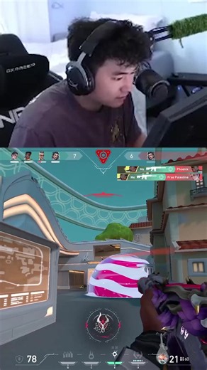 s0m’s got wall hacks? 😎 #valorant #s0mcs | valorant