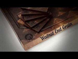 Making a set of Walnut End Grain Cutting Boards and Coasters for Our Kitchen. Amazing DIY