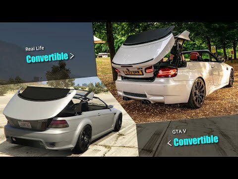 GTA V Convertible Cars vs Real Life | All Convertibles & Open Top