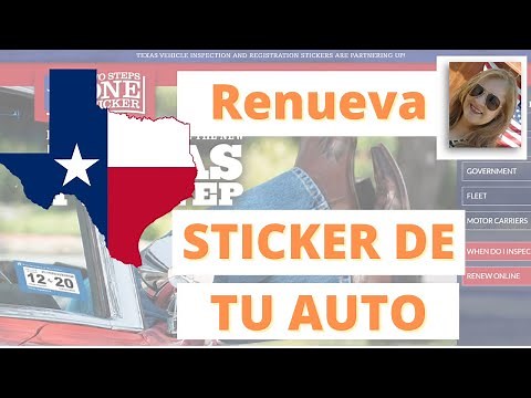 🚗 COMO RENOVAR EL STICKER DE MI CARRO POR INTERNET EN TEXAS [Facil y Rápido] 😊
