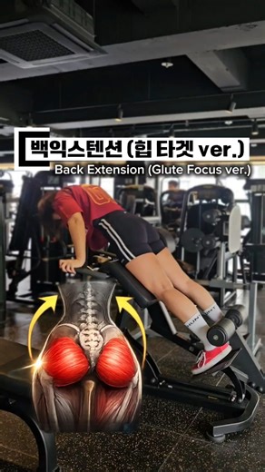 백익스텐션(힙타겟 ver.) #힙운동 #힙업운동 #오운완