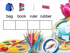 School Things - Alphabet - Assisted Spelling