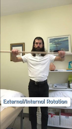 Easy Wand Exercises for Stiff Shoulders