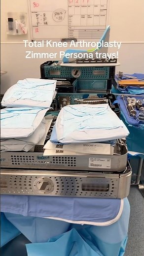 Zimmer Total Knee Arthroplasty! Persona Instruments!