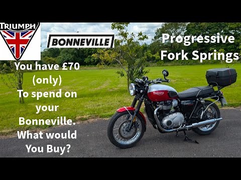 Triumph Bonneville Upgrade the front forks with Progressive springs? Is it worth it?