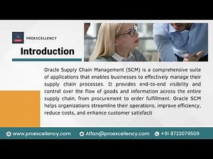 Oracle Supply Chain Management | SCM Online Training by Experts