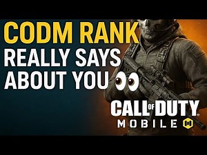What Your CODM Rank Really Says About You 👀