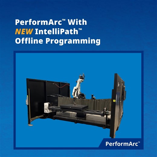 16K views · 61 reactions | All the benefits of automated welding without all the programming time — Introducing PerformArc™ with new IntelliPath™ offline programming. https://bit.ly/4ieAmCG #MillerWelders #IntelliPath #WeldingAutomation | Miller Welders | Facebook