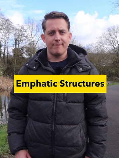 Emphatic Structures #englishtips #englishteacher #englishlesson