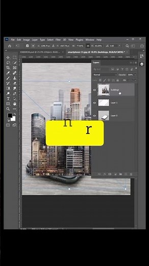 How to create a 3D Mobile Effects in photoshop | photo manipulation photoshop tutorials #shorts