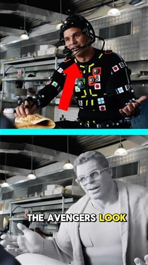 Did You Know CGI Works Like This?! 😱 #behindthescenes #movie #markruffalo #hulk