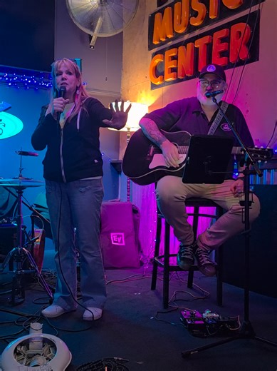 Susan Bates opened Tipsy McSway's 14 years ago! Crawford Perkins opened SoGlo Guitar Gallery 7 years ago! Congratulations to the King and Queen of Downtown Brunswick! #tipsymcsways #DowntownBrunswick #brunswickga #livemusic