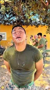 Before and After OC spray#oc#spraytraining #ocspray #training #police #airforce #military #navy