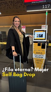 ¿Correr para entregar tu maleta? Eso ya es cosa del pasado. 🚫🏃 En El Dorado tenemos el Self Bag Drop: un sistema rápido y sencillo para que despaches tu equipaje en minutos. Solo imprimes tu tirilla, la escaneas en la máquina y ¡listo! Un proceso tan rápido que hasta te sobra tiempo para un café antes de tu vuelo. ☕🛫 #UnoContigo #SelfBagDrop #ElDorado | Aeropuerto Internacional El Dorado