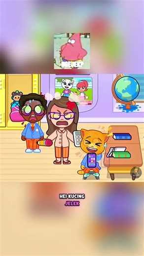 Phone in Class! Ginger Gets Reported 😳📱 #talkingtomandfriends #funny #gaming