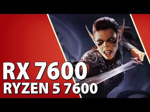 RX 7600 + Ryzen 5 7600 // Test in 20 Games | 1080p