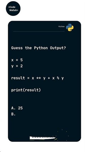 🧠 Only Python Experts Can Solve This 😎 | Tricky Python Math Question | Code Wallah
