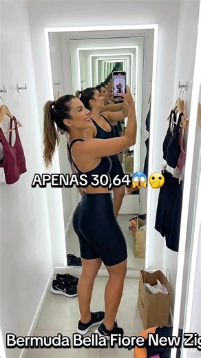 Bermuda Bella Fiore New Zig Ciclista Fitness 3D #tiktokshop #modafitness #modafeminina