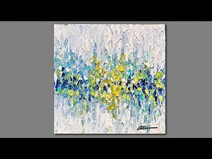 Acrylic Painting Techniques Abstract/ Palette Knife painting